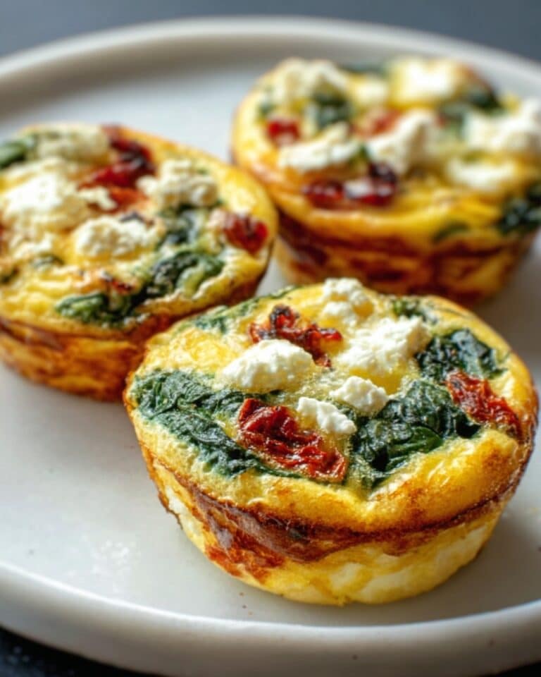 Spinach, Feta, and Sun-Dried Tomato Egg Muffins Recipe