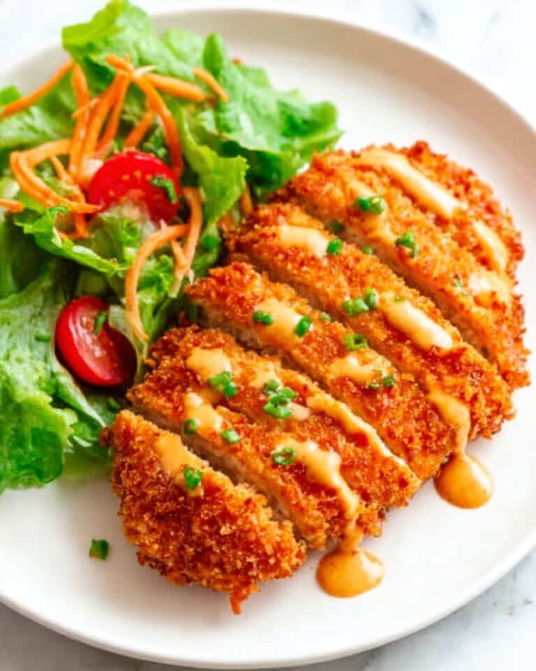 Crispy Buffalo Chicken with Ranch Drizzle Recipe