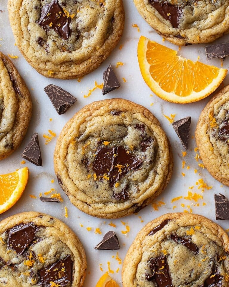 Orange Dark Chocolate Chunk Cookies Recipe