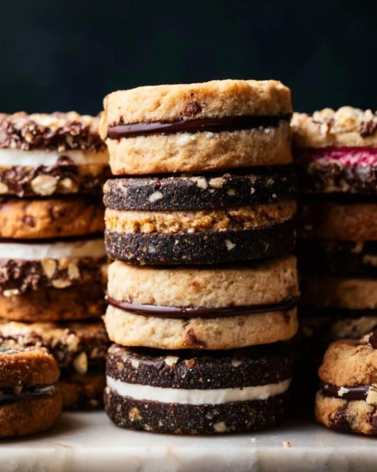 Slice and Bake Assorted Spiced, Chocolate, Cherry, Hazelnut, and Peppermint Cookies Recipe
