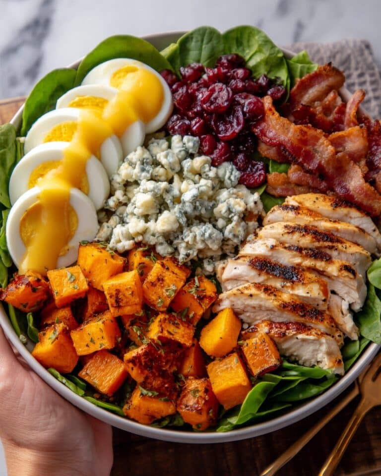 Autumn Chicken Cobb Salad Recipe