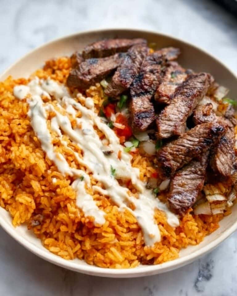 Steak Queso Rice Bowl Recipe