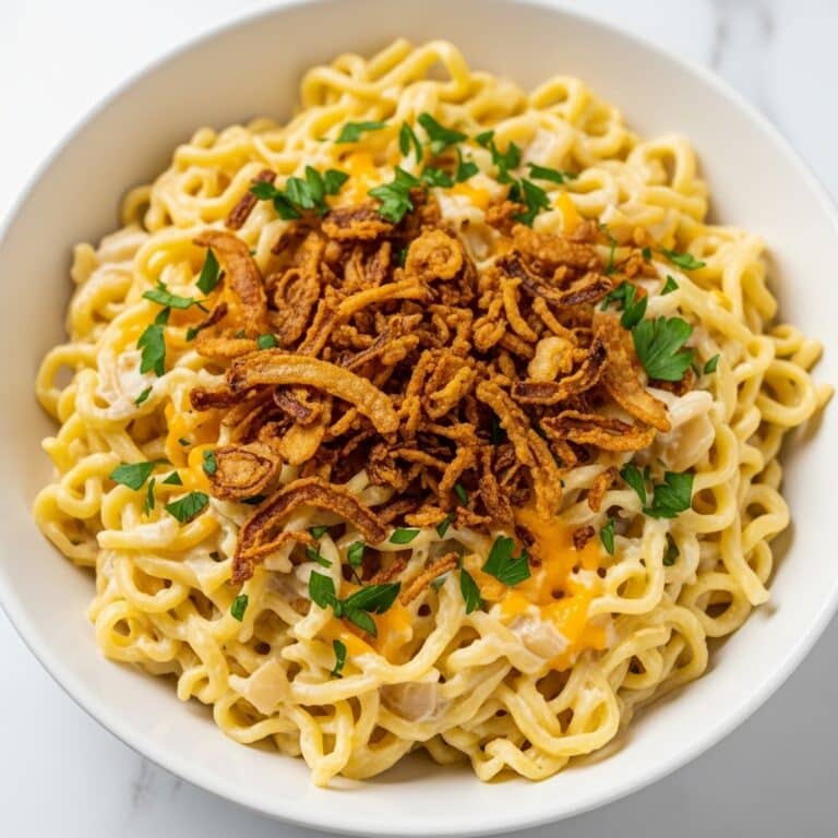 Onion Chicken Orzo Bake Recipe