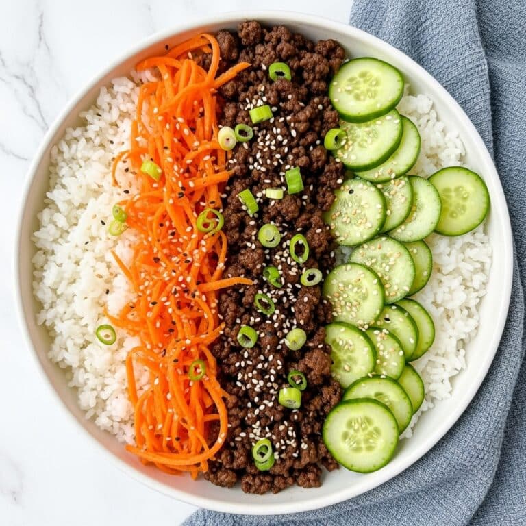 Quick & Easy Korean Ground Beef Bowl Recipe