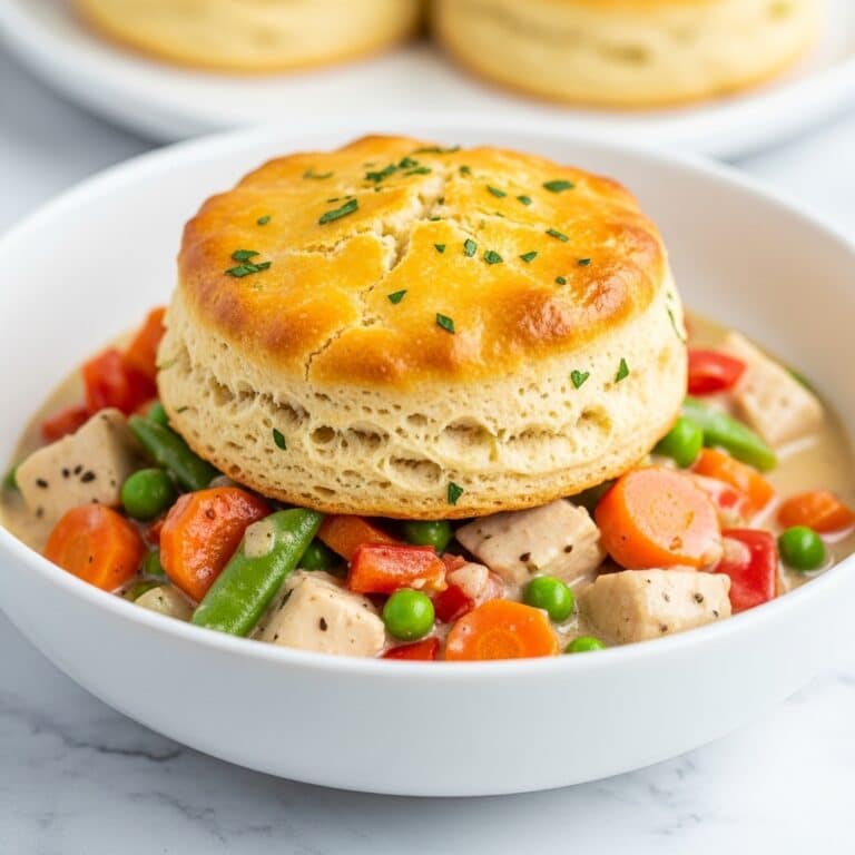 Red Lobster-Inspired Chicken Pot Pie with Biscuit Topping Recipe