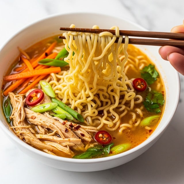 Aromatic Ginger Scallion Chicken Noodle Soup Recipe