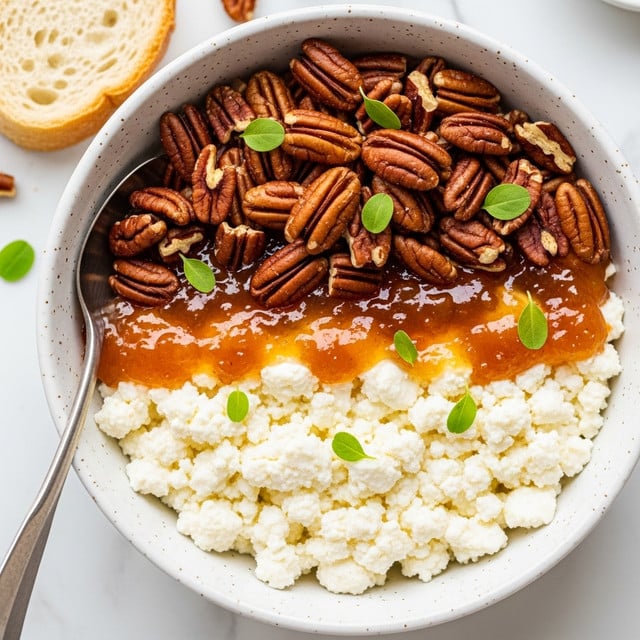 Baked Feta Dip with Fig Preserves and Toasted Pecans Recipe