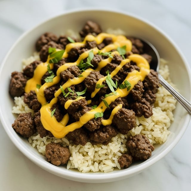 Cheesy Ground Beef and Rice Casserole Recipe