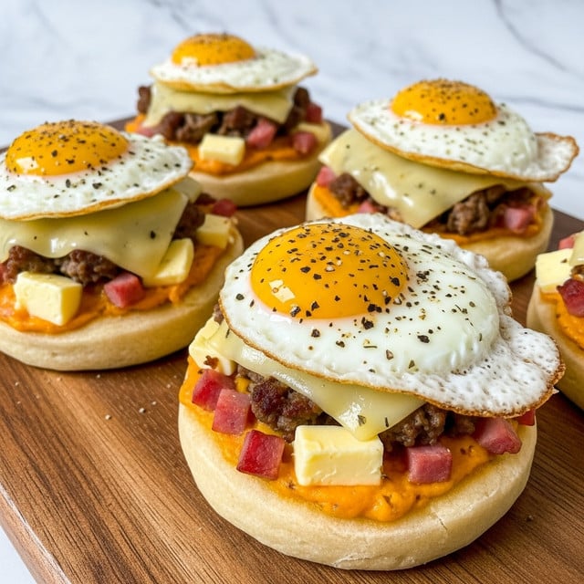 English Muffin Breakfast Pizza Recipe