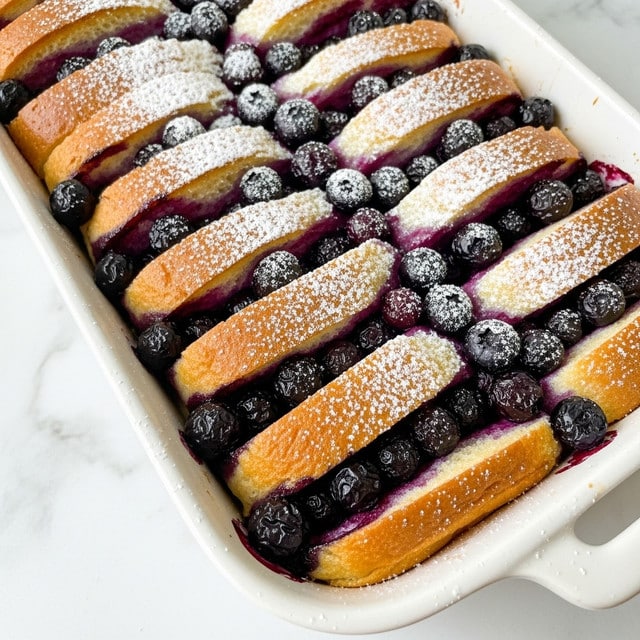Easy Pancake Casserole with Blueberries Recipe