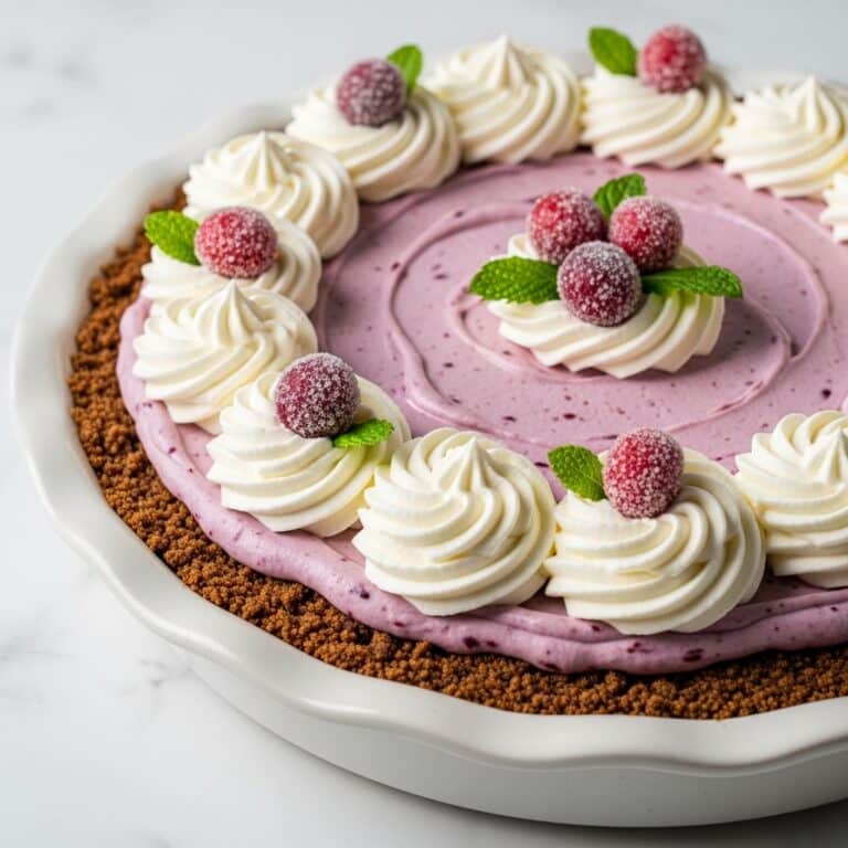 Cranberry Mousse Pie Recipe