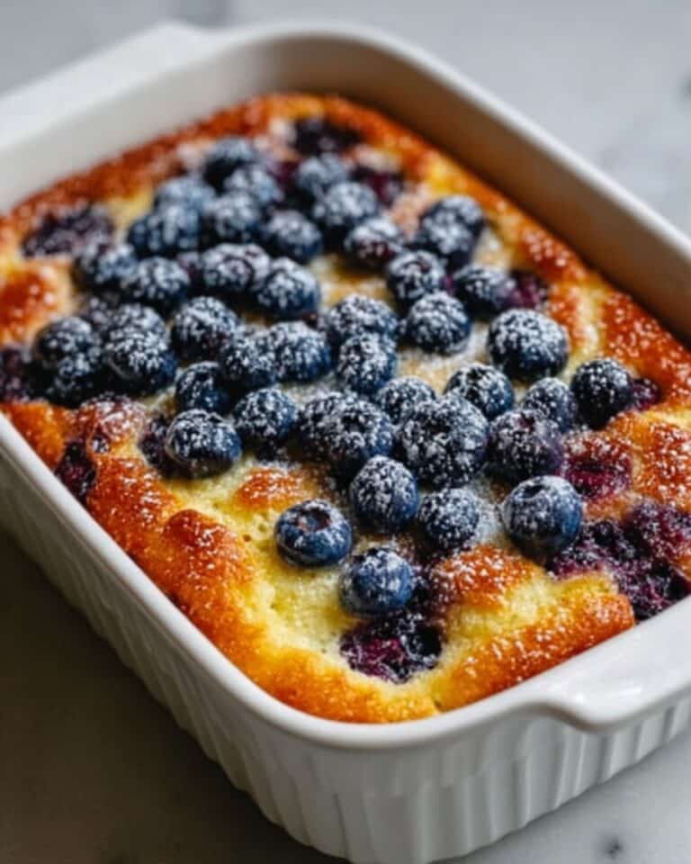 Blueberry Buttermilk Pancake Casserole Recipe