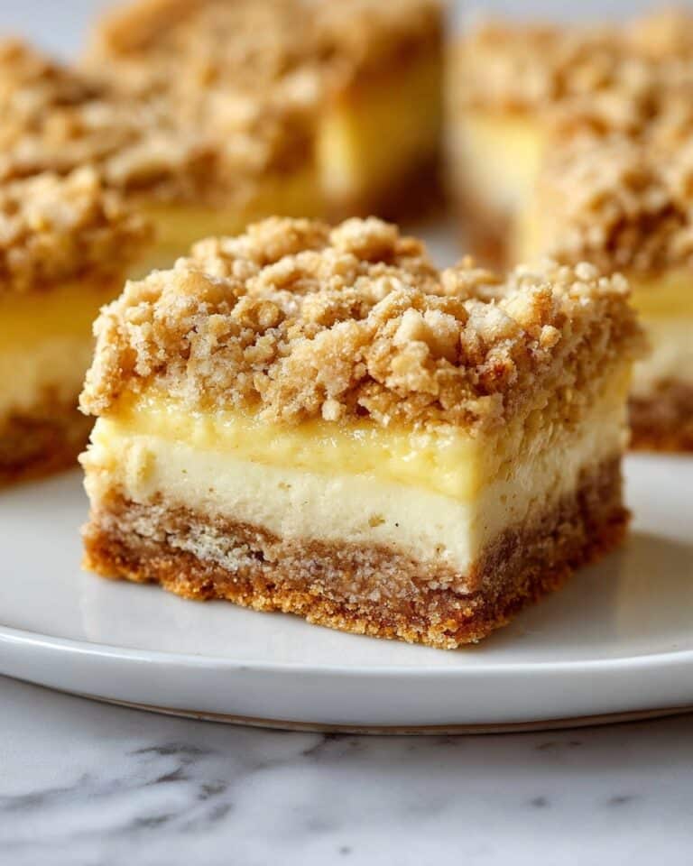 Lemon Oatmeal Crumble Bars Recipe