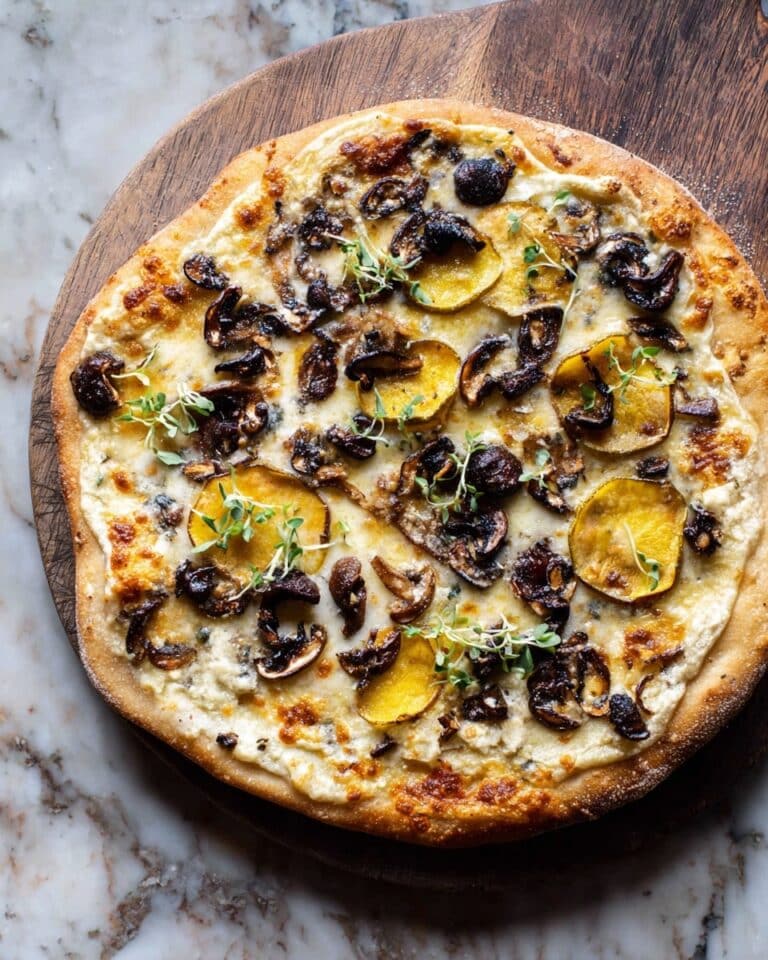 Balsamic Mushroom and Goat Cheese Pizza Recipe