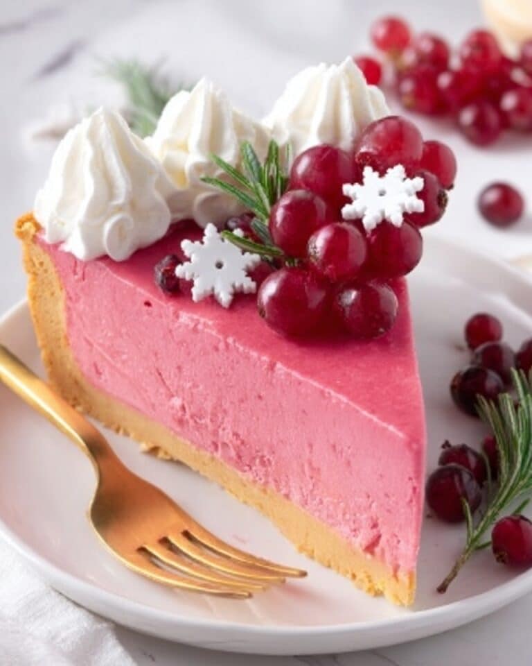 Cranberry Custard Pie Recipe