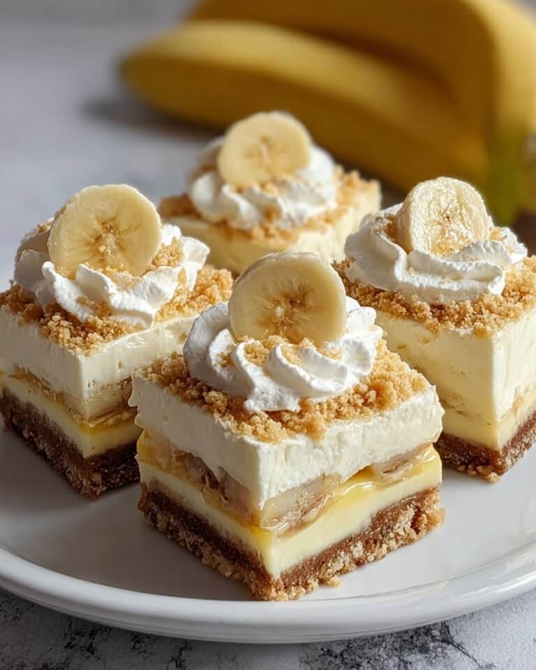 Banana Pudding Cheesecake Squares Recipe