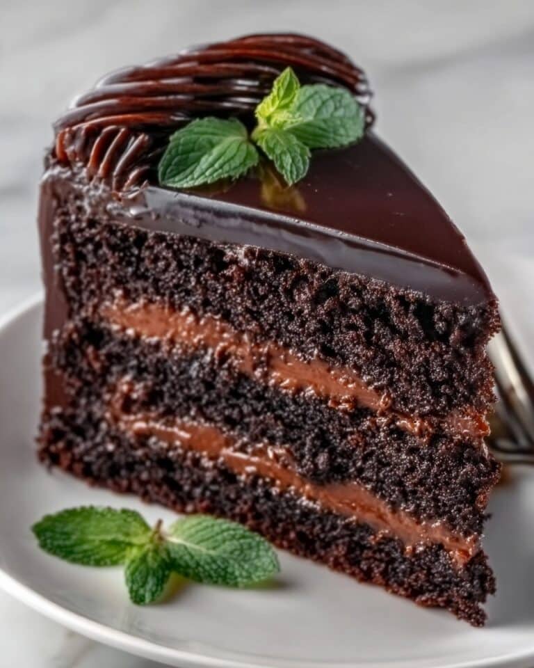 Midnight Fudge Cake: Indulge in Decadent Chocolate Delight! Recipe