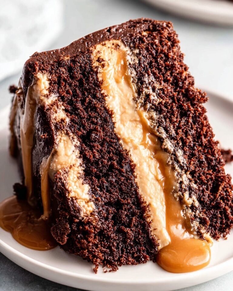 Moist Chocolate Caramel Cake (One Bowl) Recipe