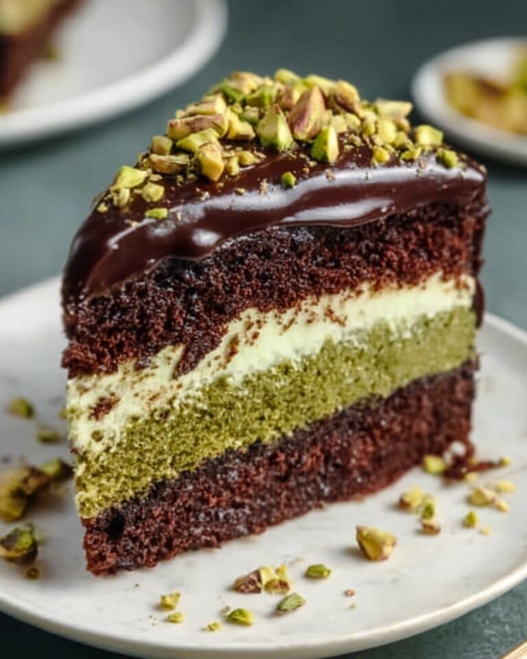 Dubai Chocolate Pistachio Cake Recipe