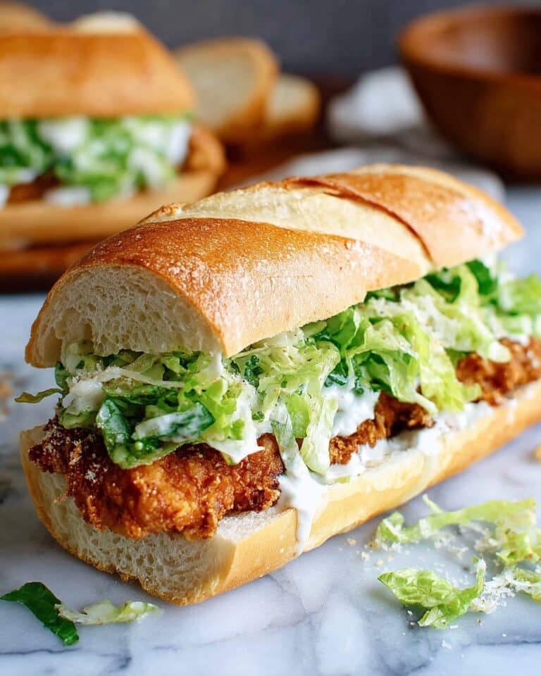 Crispy Chicken Caesar Sandwich Recipe