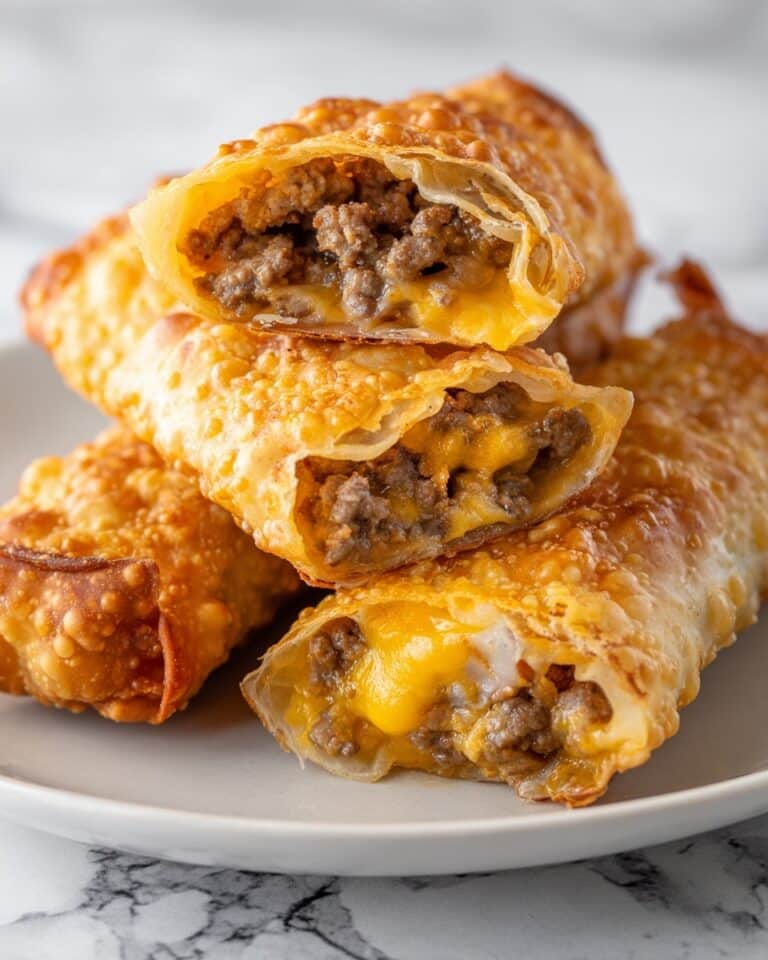 Cheeseburger Eggrolls Recipe