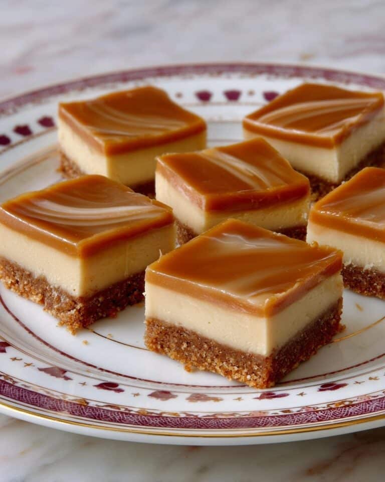 Dulce de Leche Cheesecake Bars with Fleur de Sel Recipe