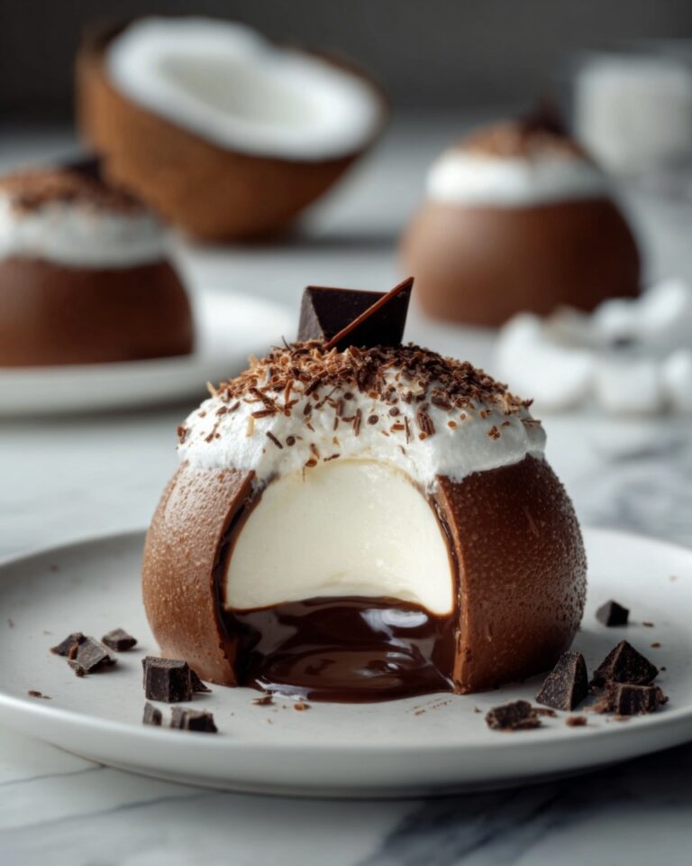 Coconut Dome with Chocolate Recipe