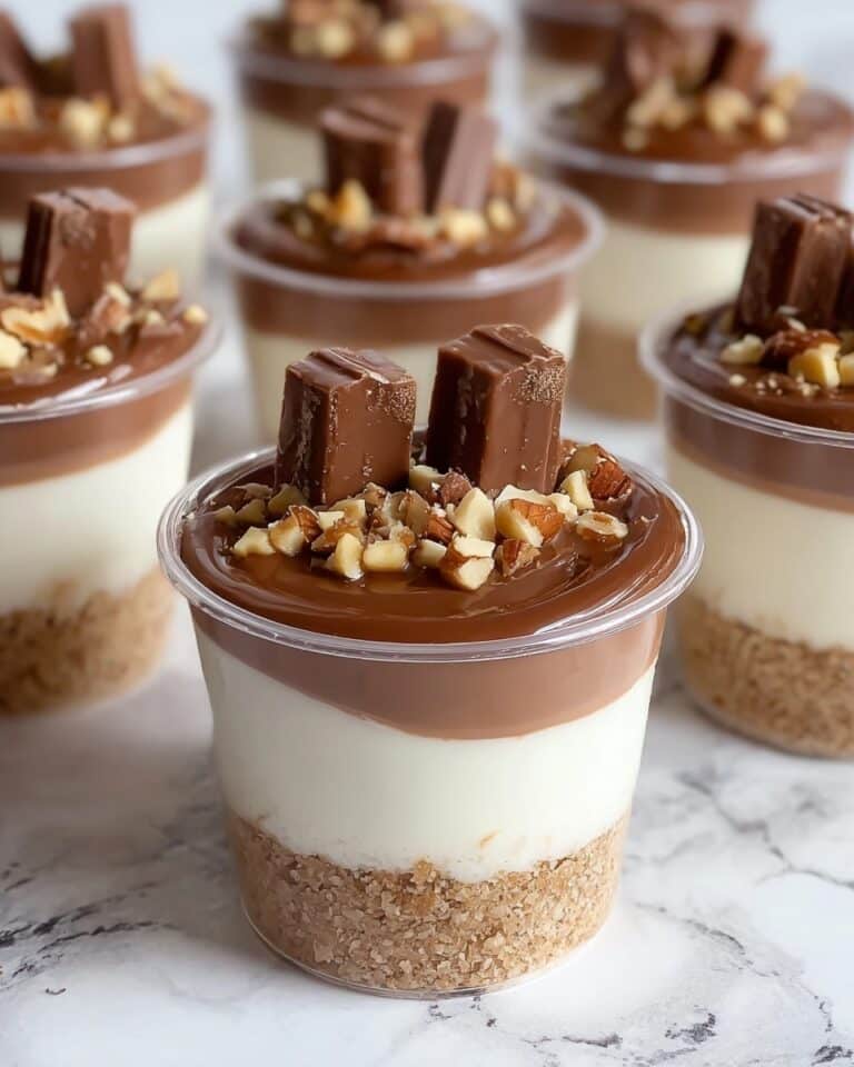 Decadent Mini Kinder Bueno Cheesecakes Recipe