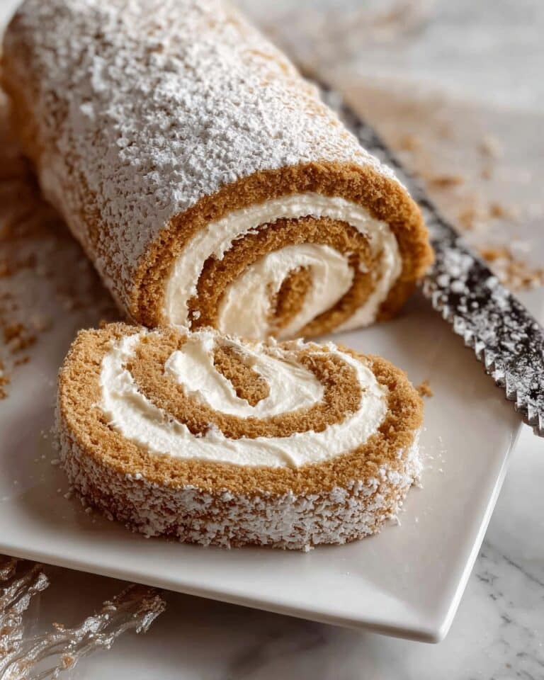 Fall Pumpkin Spice Roll Cake Recipe
