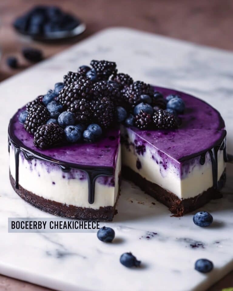 Gothic Blueberry Cheesecake Recipe