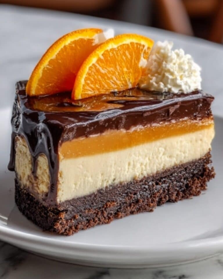Orange Chocolate Cheesecake Recipe