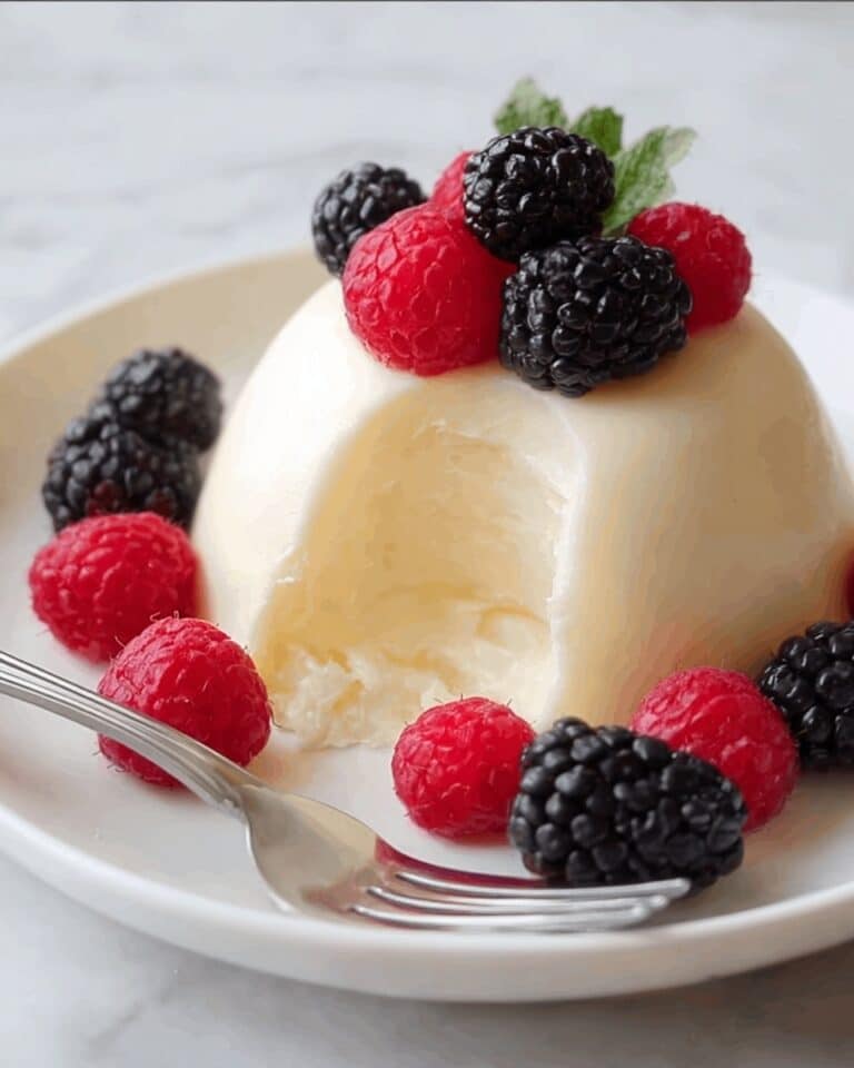 Bavarian Cream with Fresh Berries Recipe