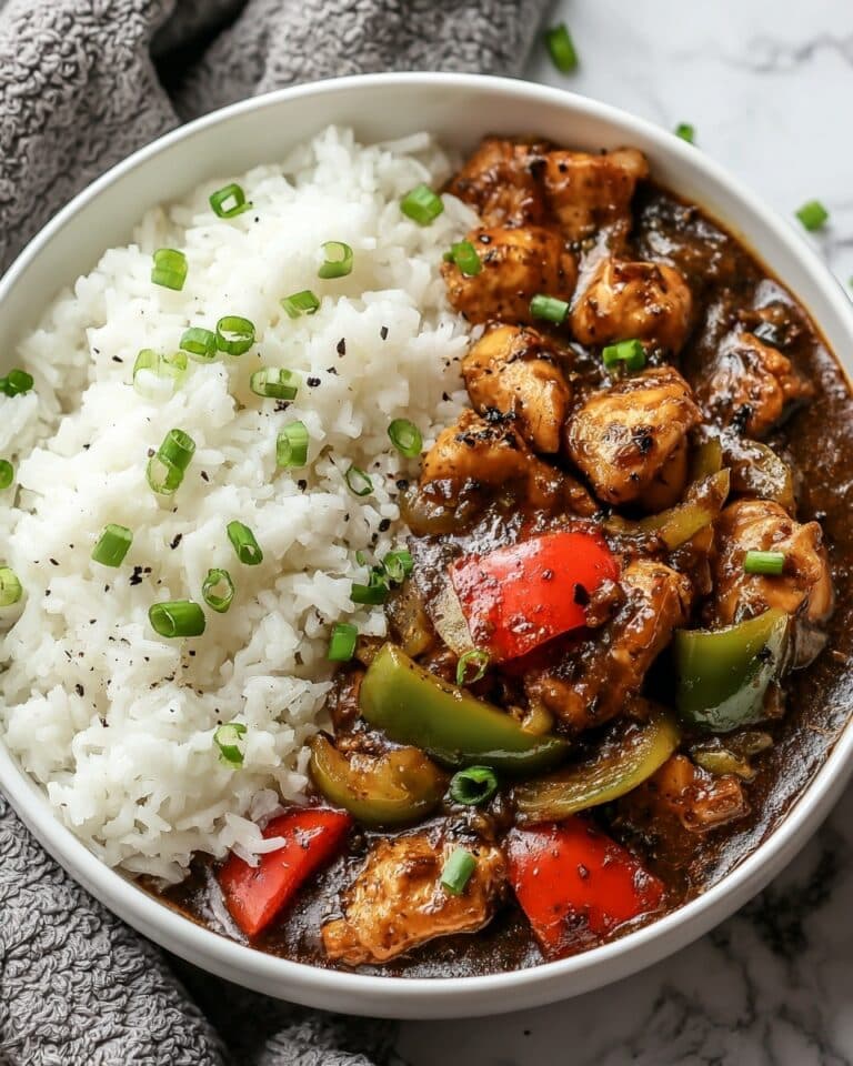 Black Pepper Chicken Stir-Fry with Vegetables and Honey Recipe