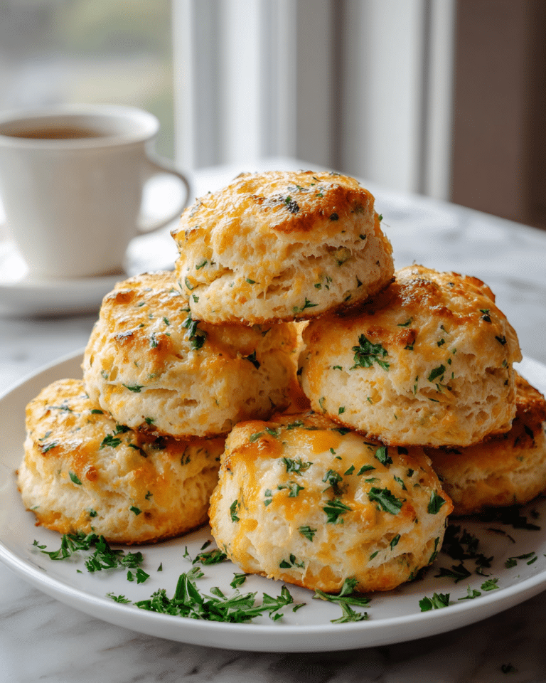 Savory Garlic Parmesan Scones Recipe