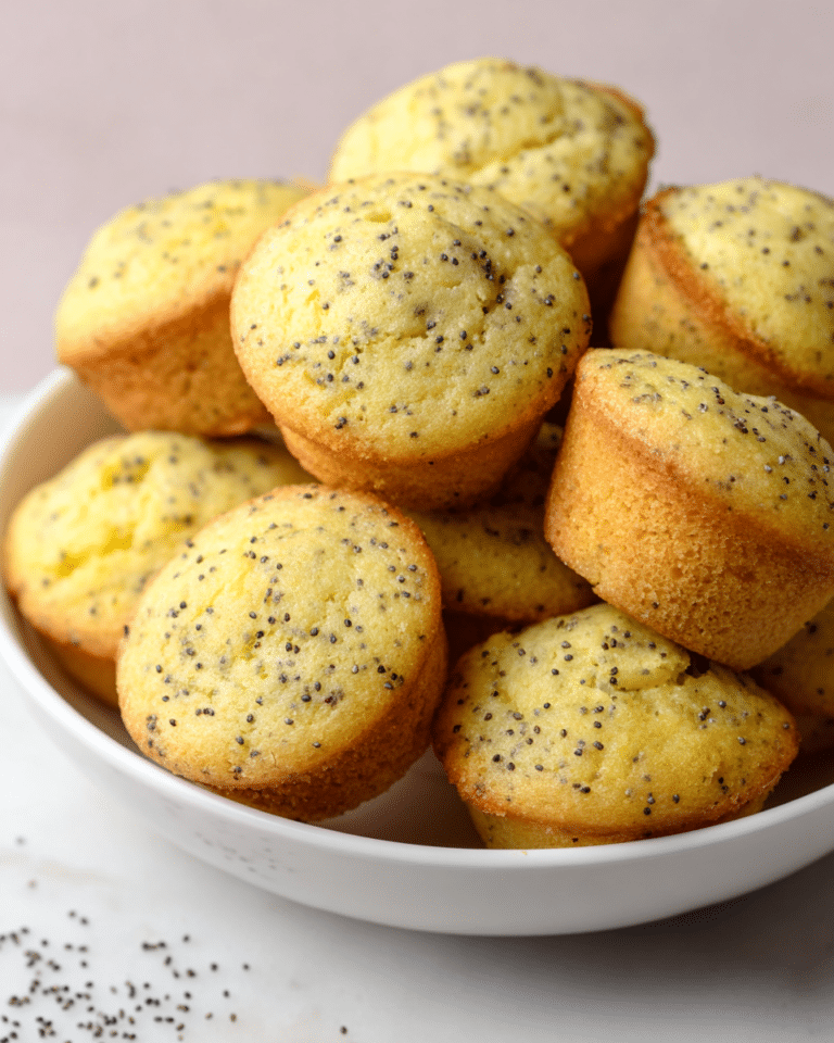 Lemon Chia Seed Mini Muffins Recipe