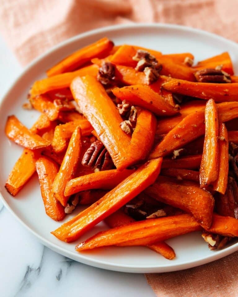 Sweet Potato Wedges with Maple Cinnamon Pecans Recipe