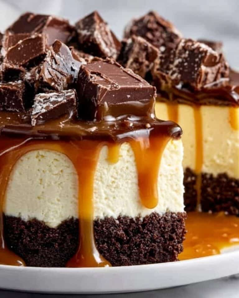 Caramel Brownie Cheesecake Recipe