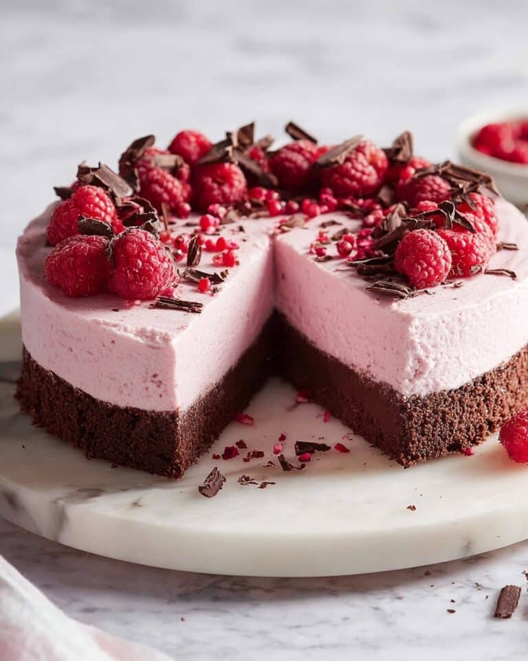 Raspberry Mousse Cake Recipe