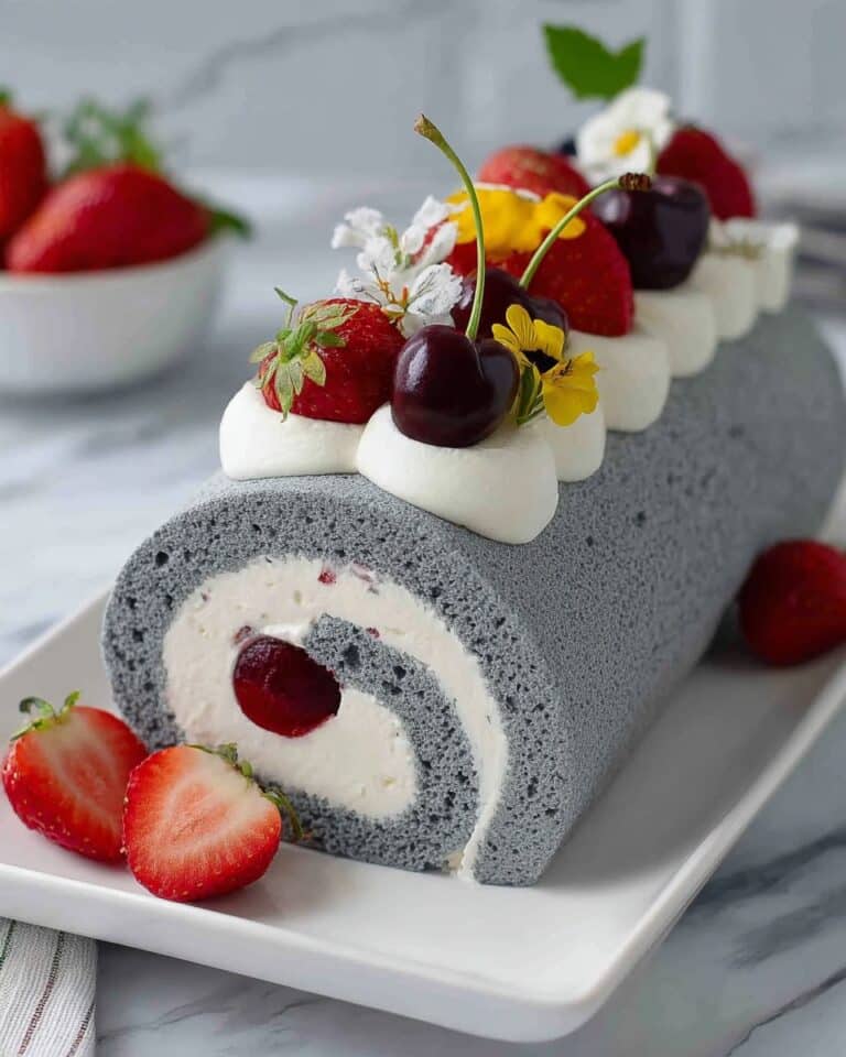 Earl Grey Tea Chiffon Cake Roll Recipe