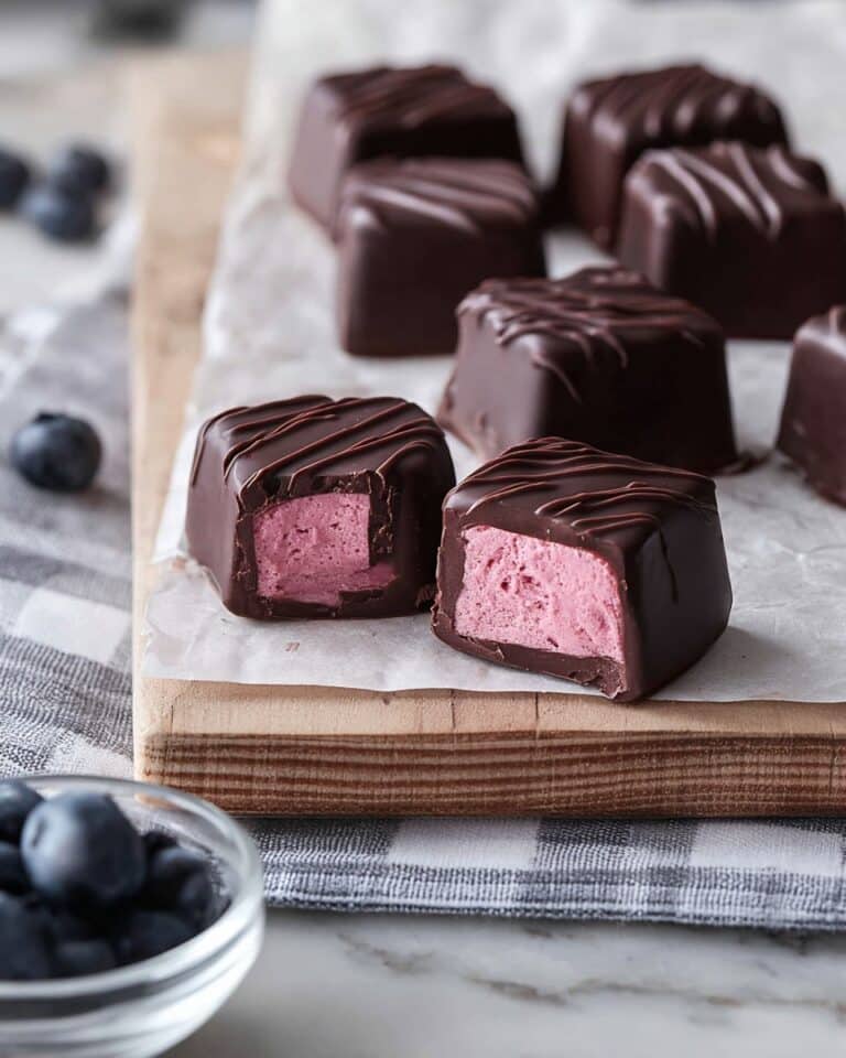 Blueberry Buttercream Chocolates Recipe
