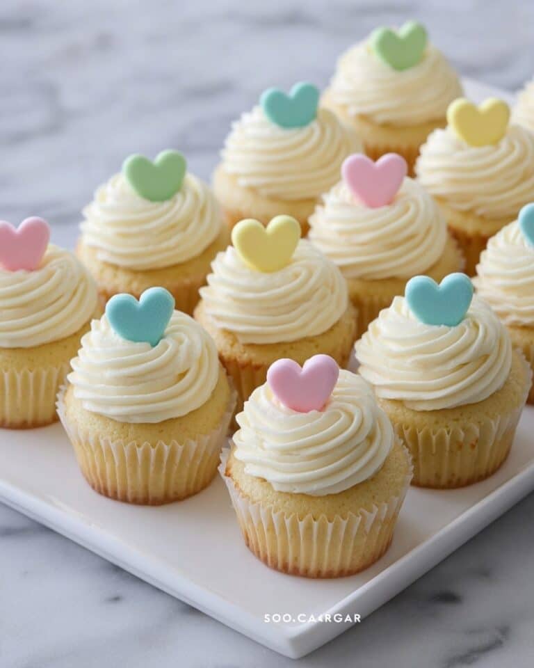 Conversation Heart Cupcakes Recipe
