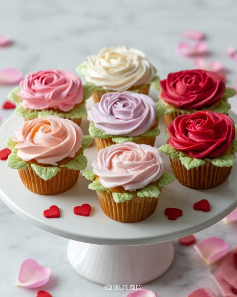 Rose Swirl Cupcakes Recipe