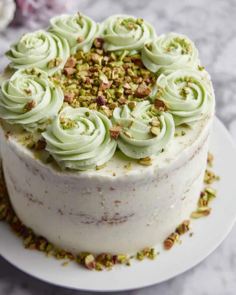 Vanilla Bean Pistachio Cake Recipe