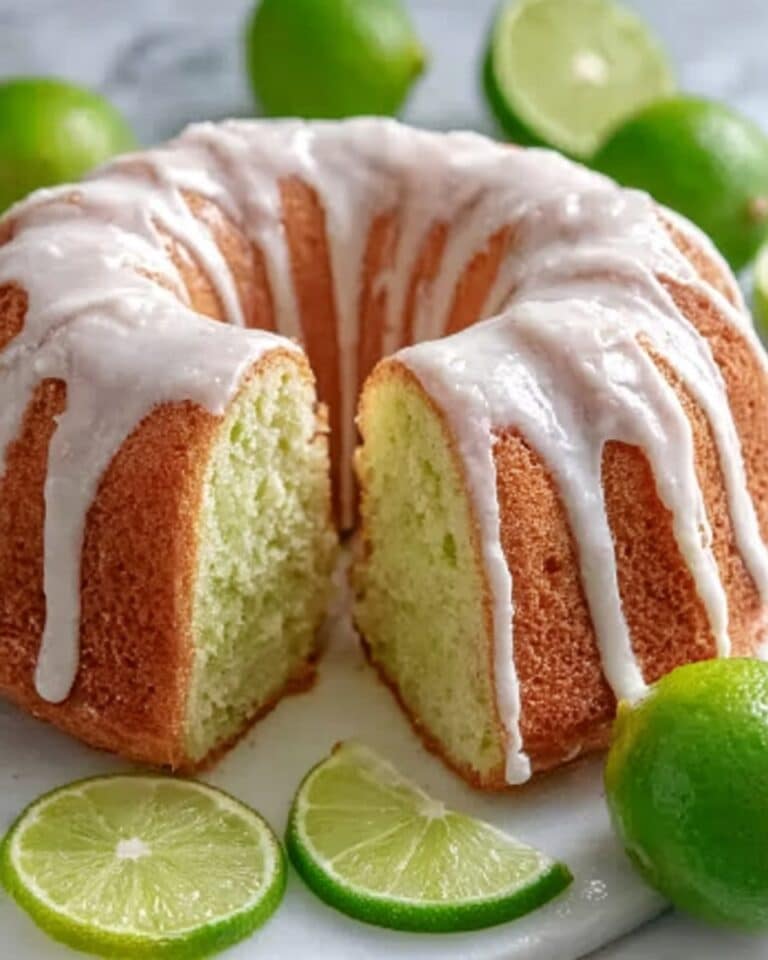 Key Lime Pound Cake with Zesty Lime Glaze Recipe