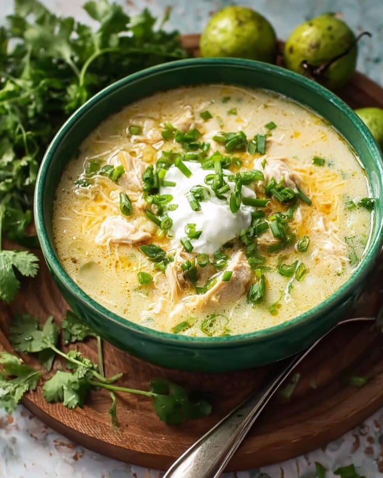 Green Chicken Enchilada Soup Recipe