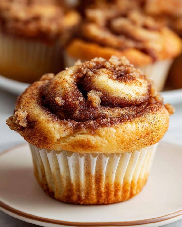 Cinnamon Roll Protein Muffins Recipe
