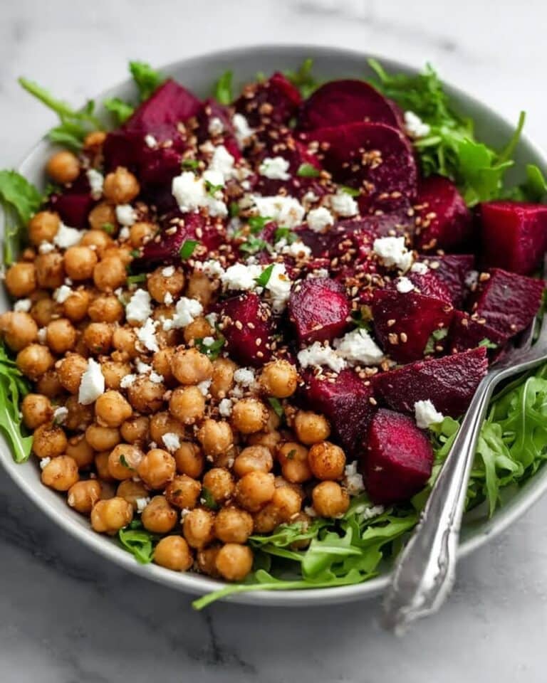 Chickpea, Beet and Feta Salad Recipe
