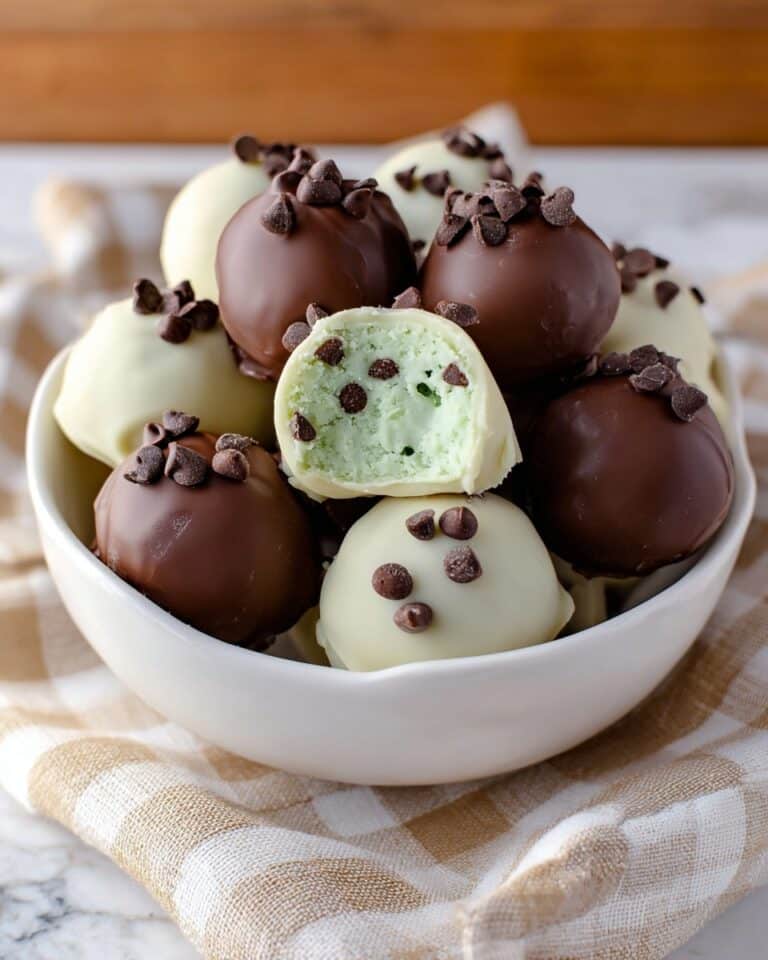 Mint Chocolate Chip Truffles Recipe