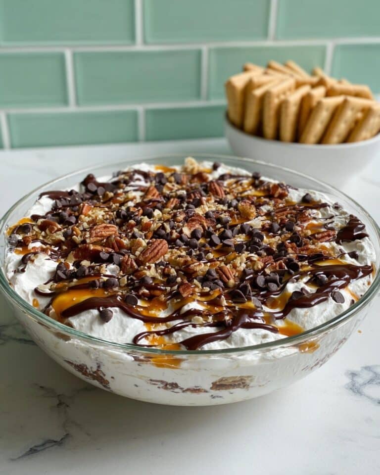 Turtle Cheesecake Dip Recipe