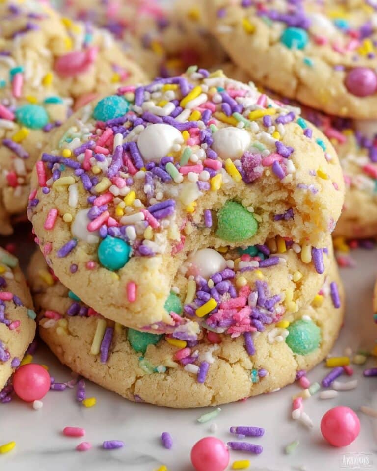 Easter M&M White Chocolate Cookies Recipe